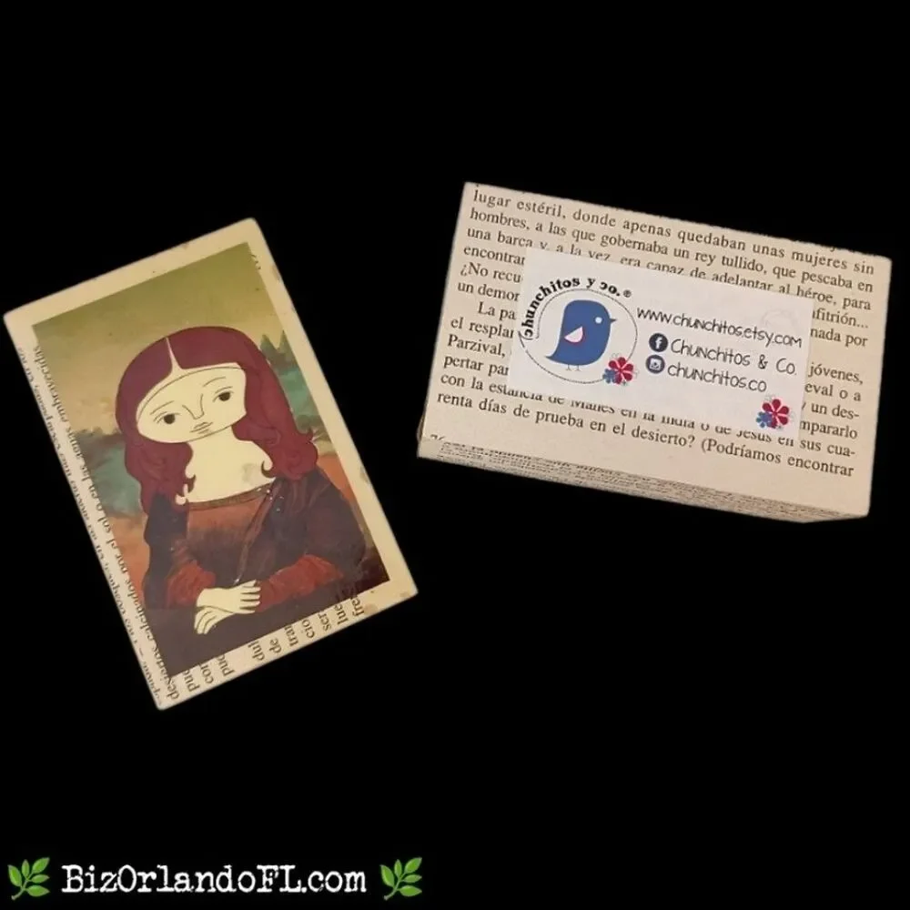 ARTISANAL GIFTS: Mona Lisa Style Handcrafted Lacquered Jewelry Box Small **NEW**